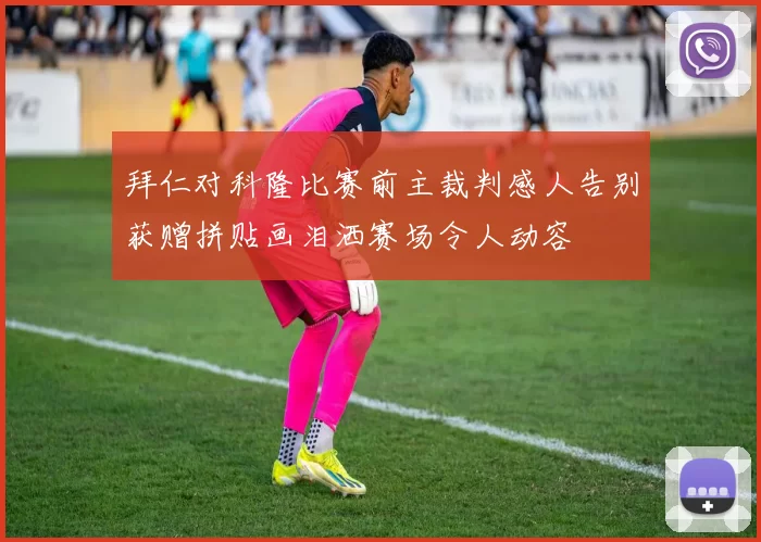 拜仁对科隆比赛前主裁判感人告别获赠拼贴画泪洒赛场令人动容